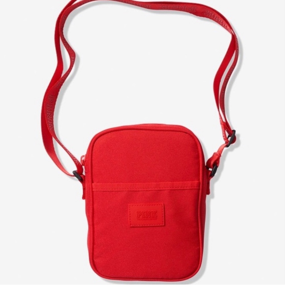 NWT VICTORIA’S SECRET PINK SPORT CROSSBODY (RED)
